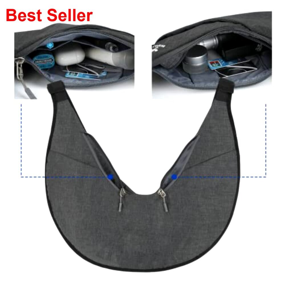 Nylon Polyester Packable Sling Crossbody Bag Anti… - image 4